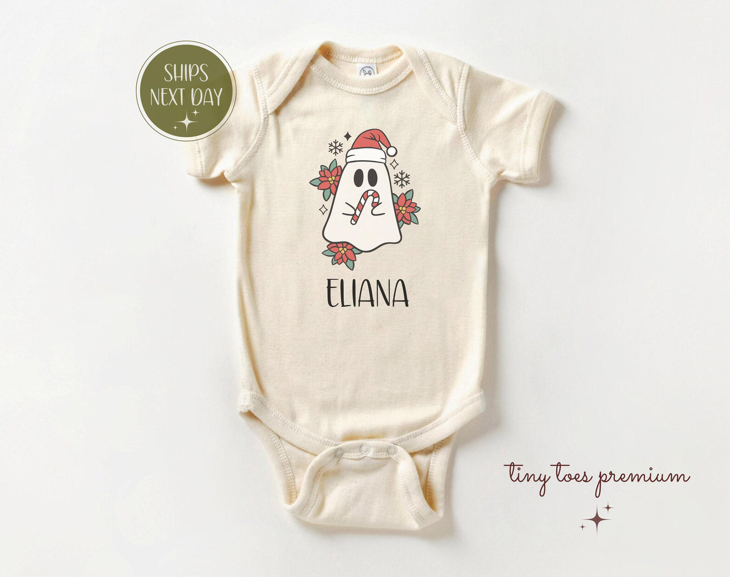 Personalized Christmas Ghost Kids Shirt