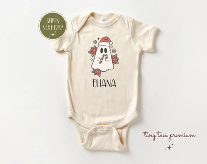 Personalized Christmas Ghost Kids Shirt